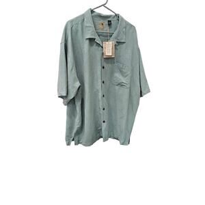 Men's NWT  Embroidered  Golf Shirt Button Down Size XXL